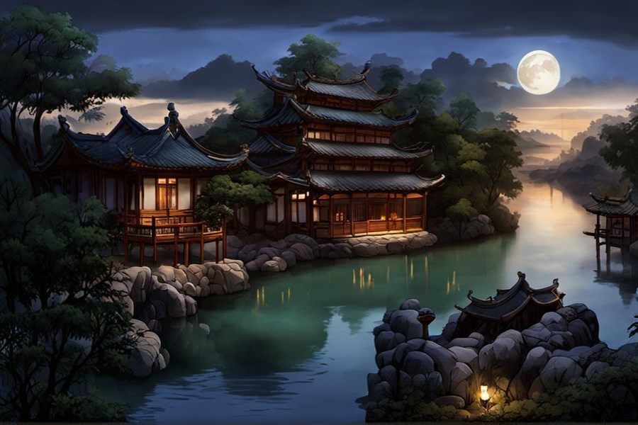在空中行走