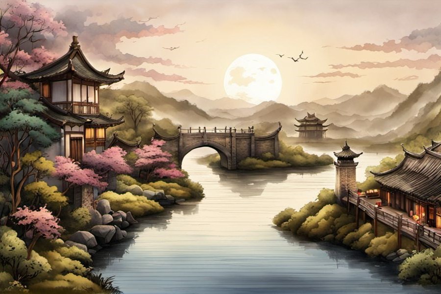 龙从水里飞出来