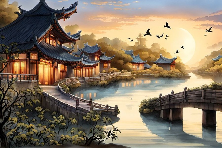 一个小男孩跟着我