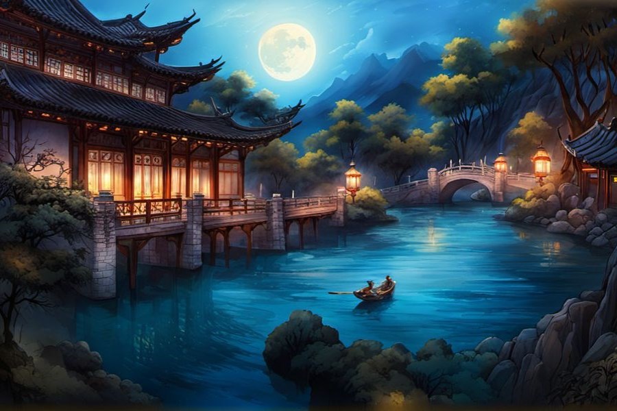 一条大蛇一条小蛇