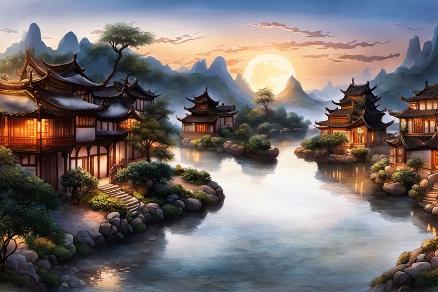 青蛇在自己身上