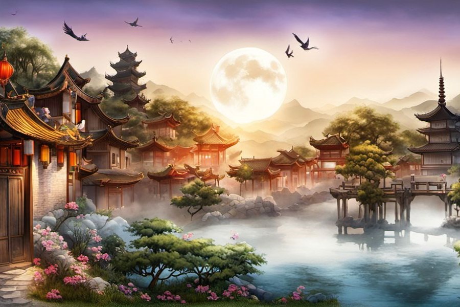 发洪水成功逃生