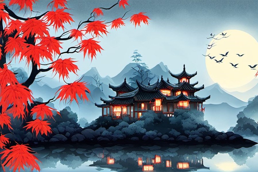 头发白了一部分