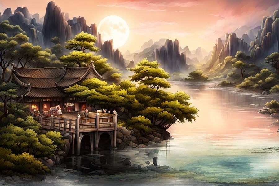 把蜘蛛网弄破