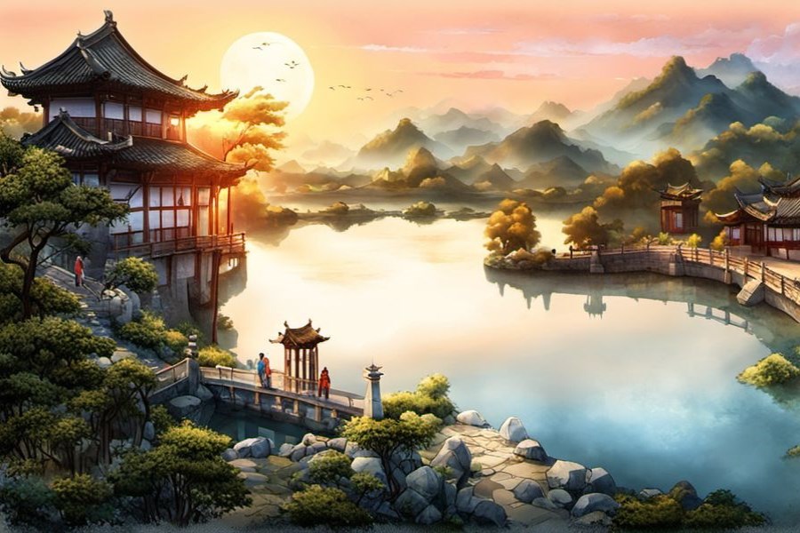 和男朋友出去玩