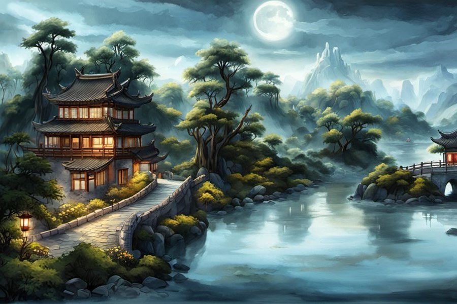 祖宅门前流水