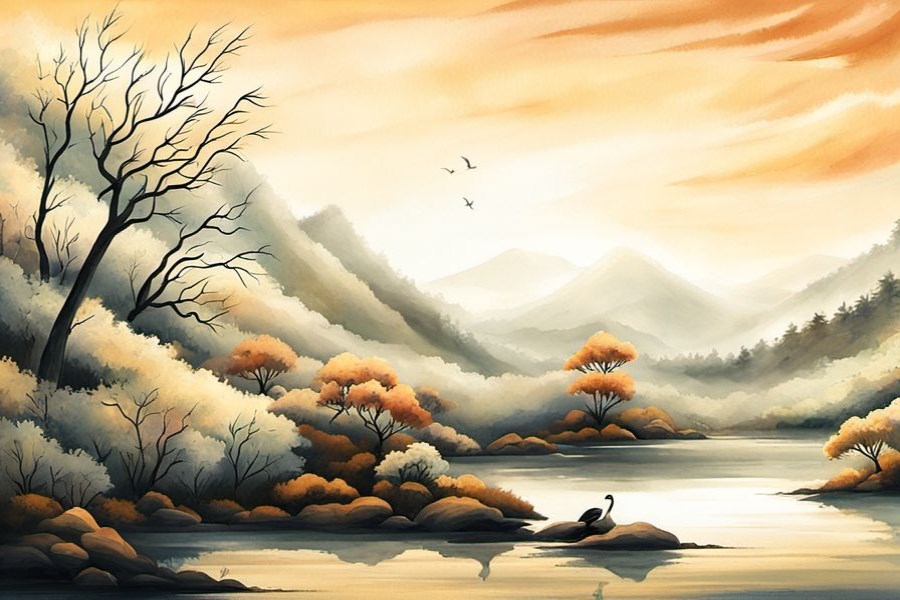山上发大水