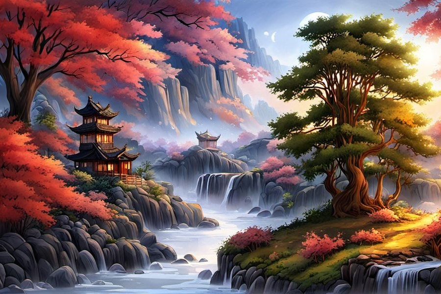 无花果树结满果子