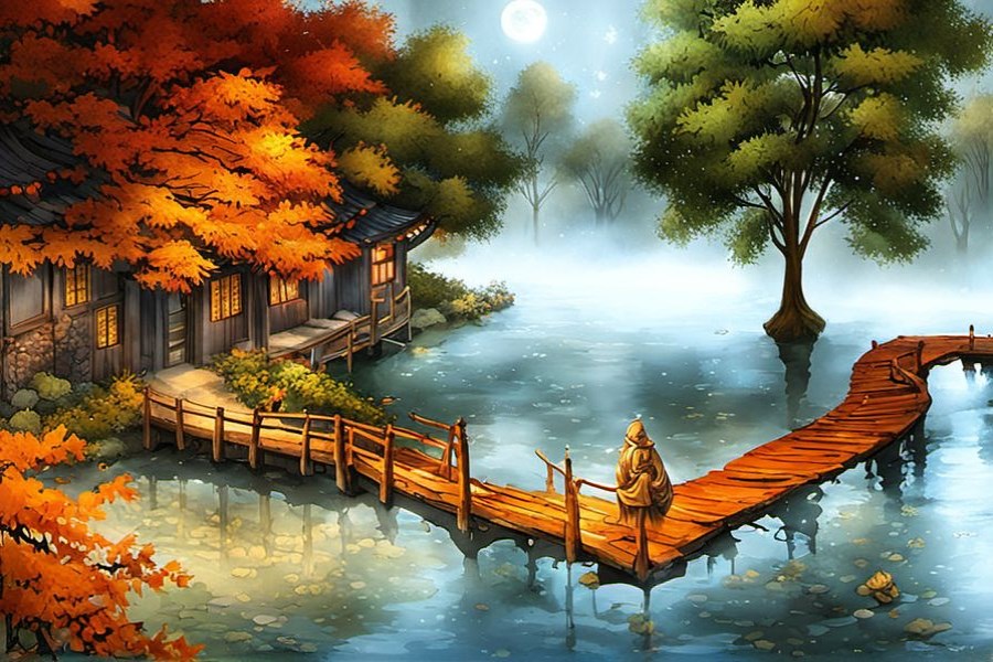 跟朋友在水里一起玩