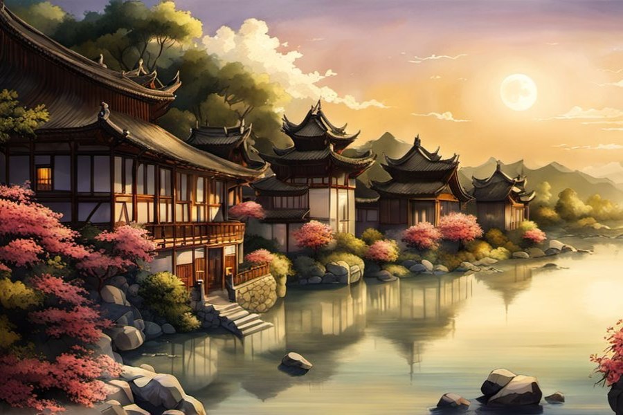 掉水沟里又上来了