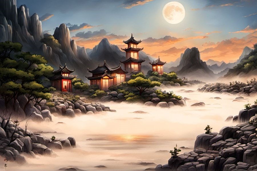 海啸发大水