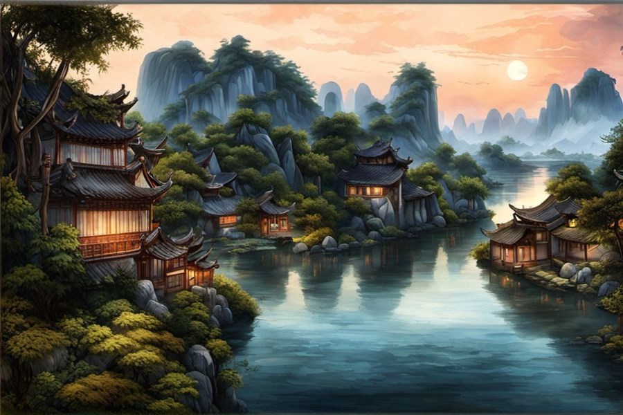 庙里的神像