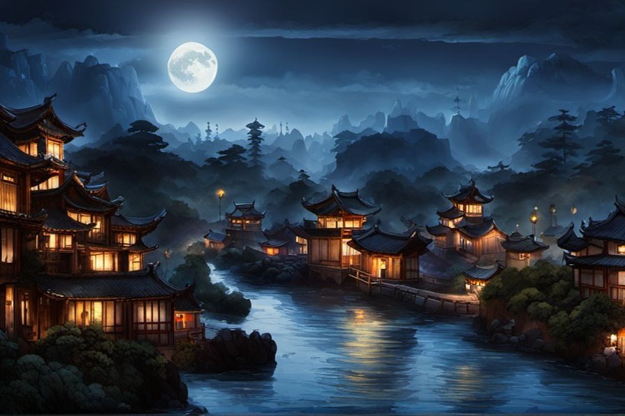天空出现佛像