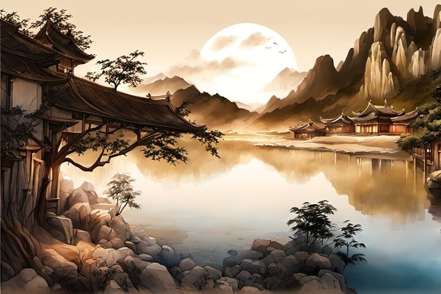 一群蜜蜂追自己