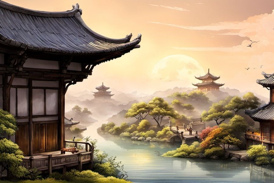 黄河发大水