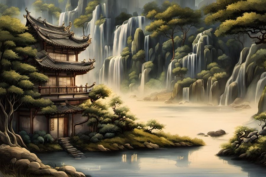 去世的老母亲在吃饭