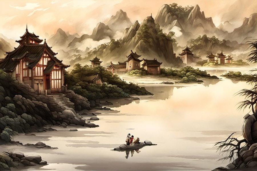 帮别人家扫地