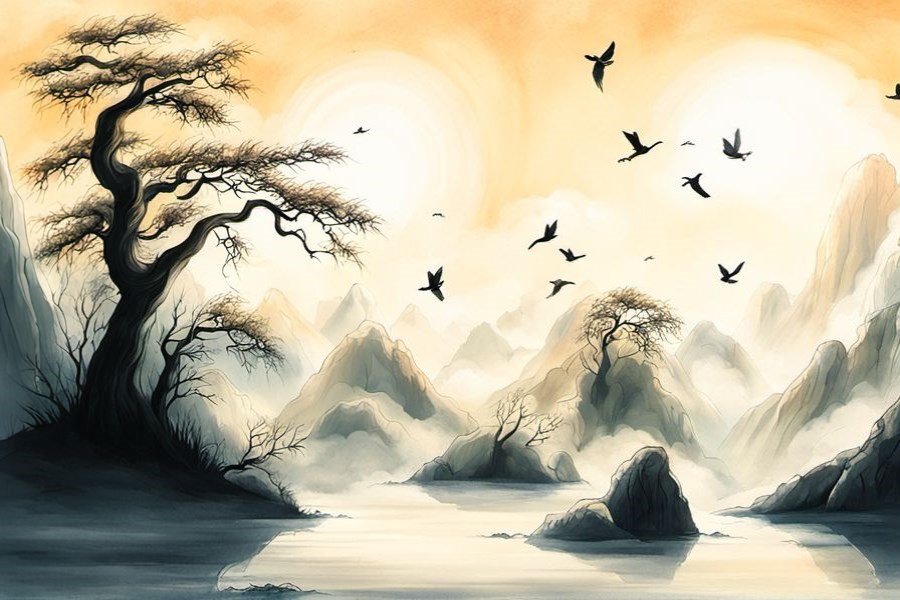 一群狗追我咬我
