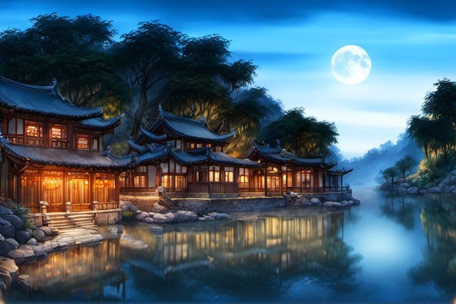 寺庙香火旺盛