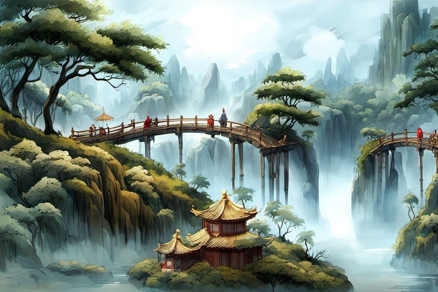 浑浊的河水