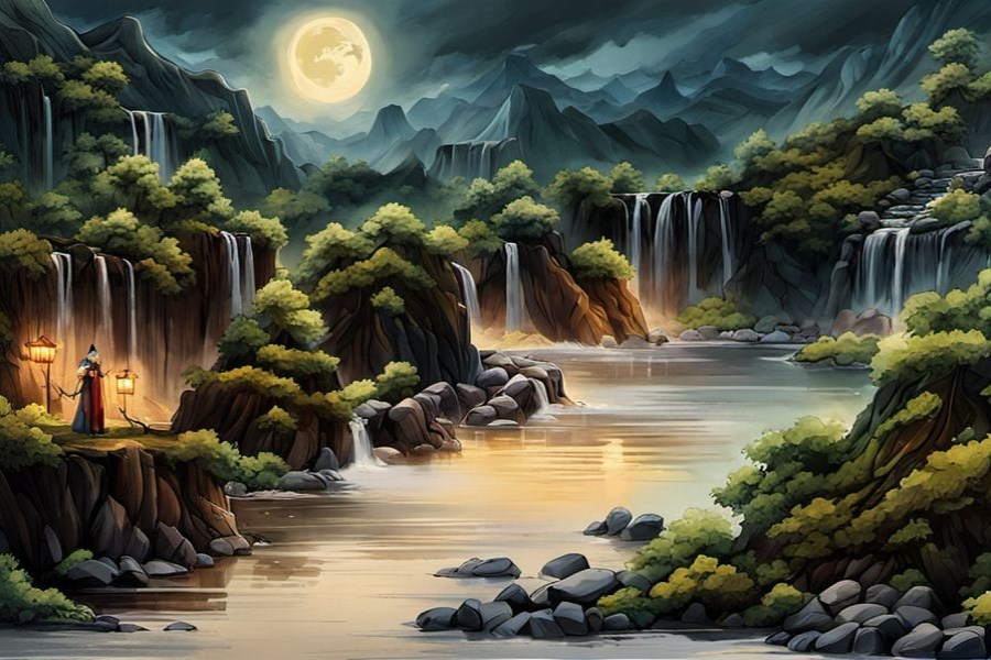 棺材在水上漂