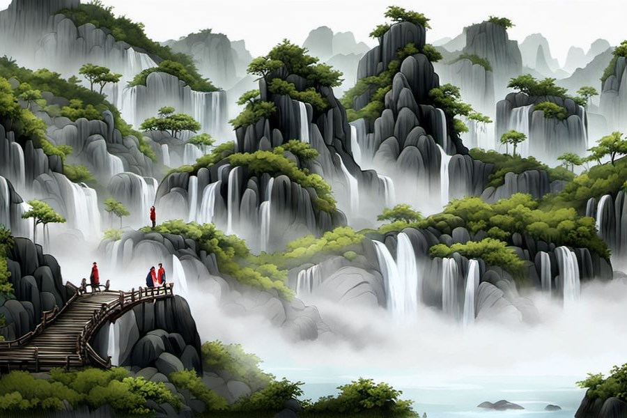 潮水向自己涌来