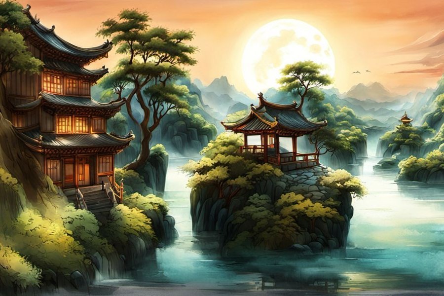 房子快要倒塌但没塌