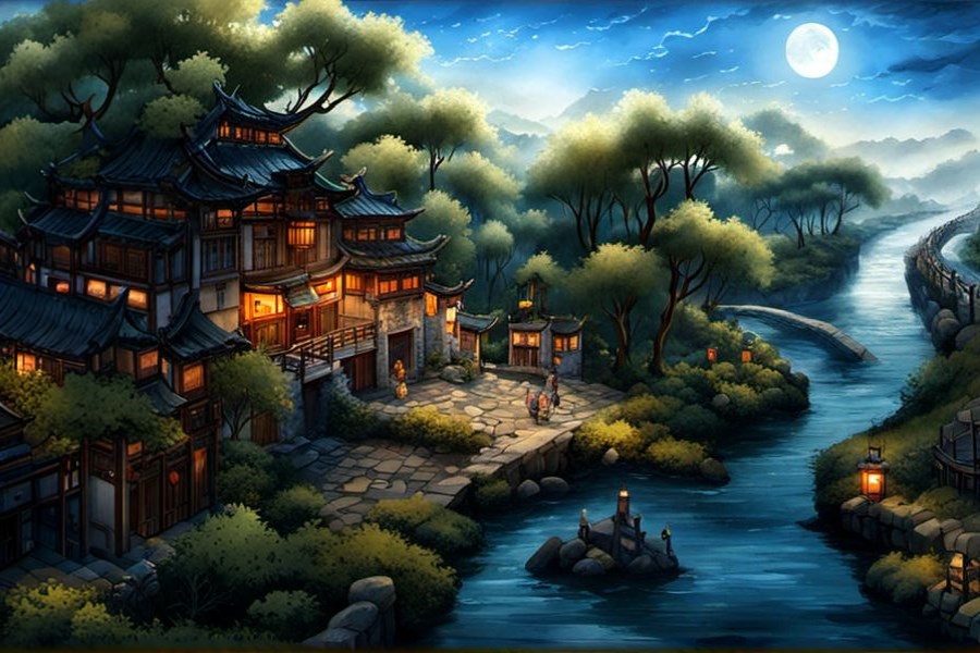 鳄鱼在水里