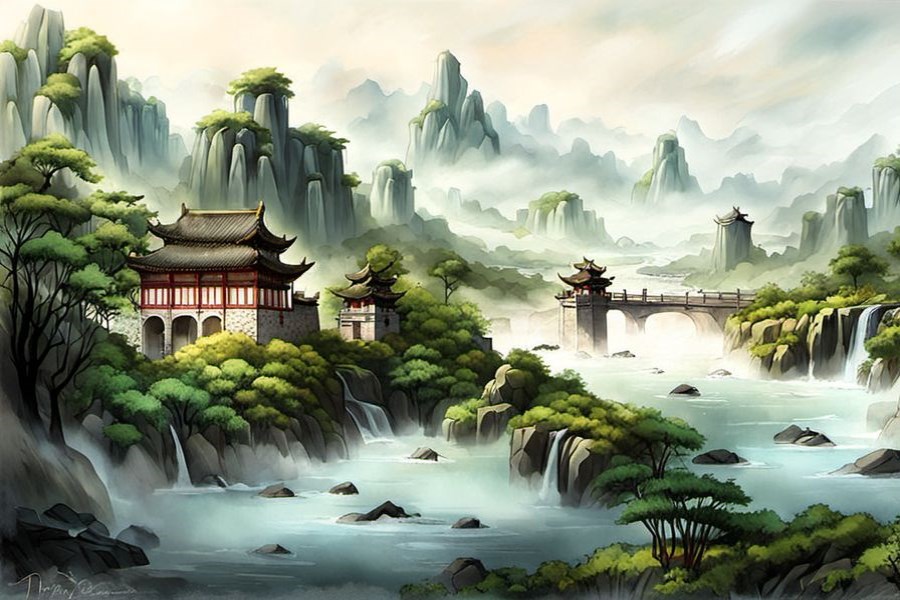 一桌丰盛的菜