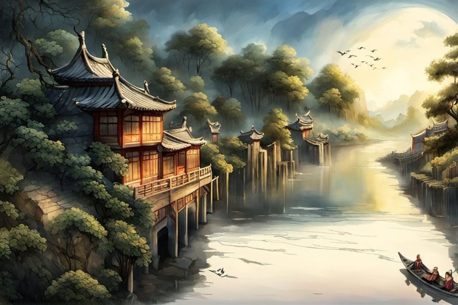 碳火燃烧的红红的