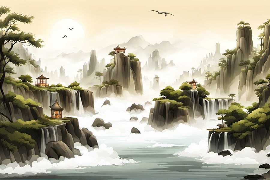 嘴巴里拉出头发