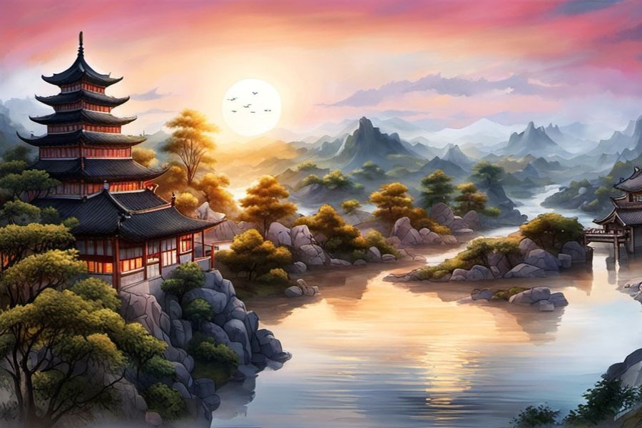 半夜家门打开