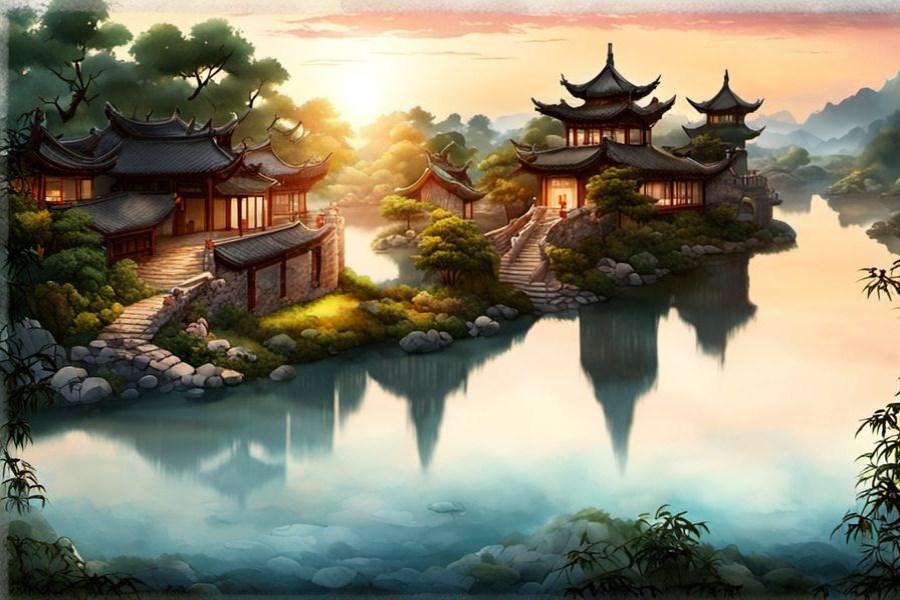 别人办丧事的场面