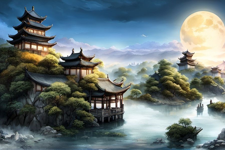 带白孝布在头上