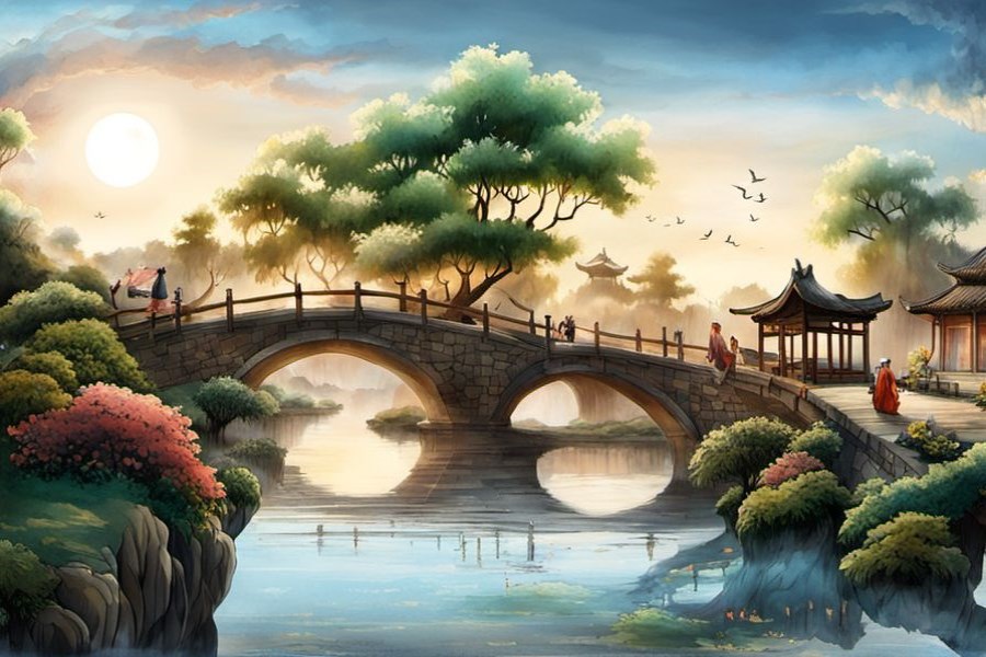 和老婆接吻