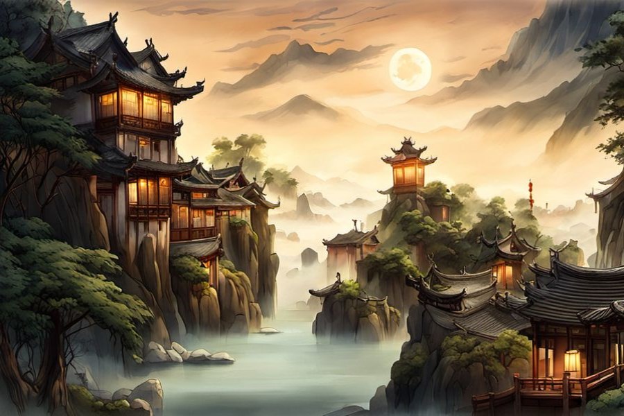 天空乌云密布