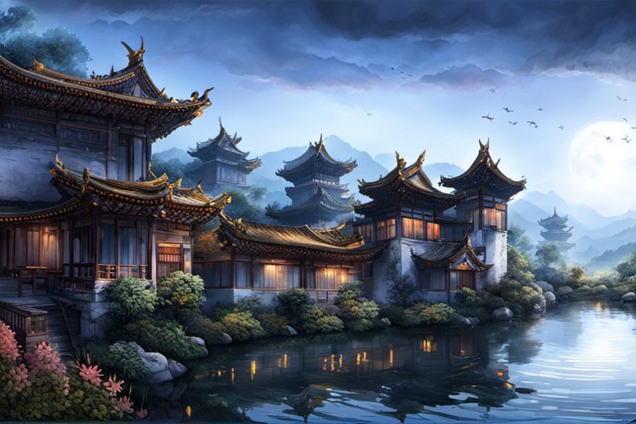 下大雨房屋倒塌