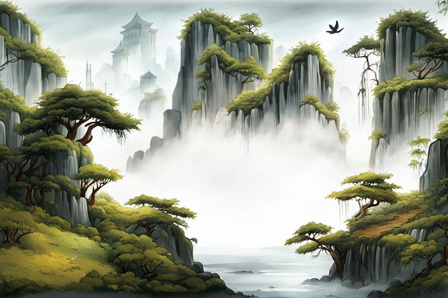 一条大黑蛇在追我们