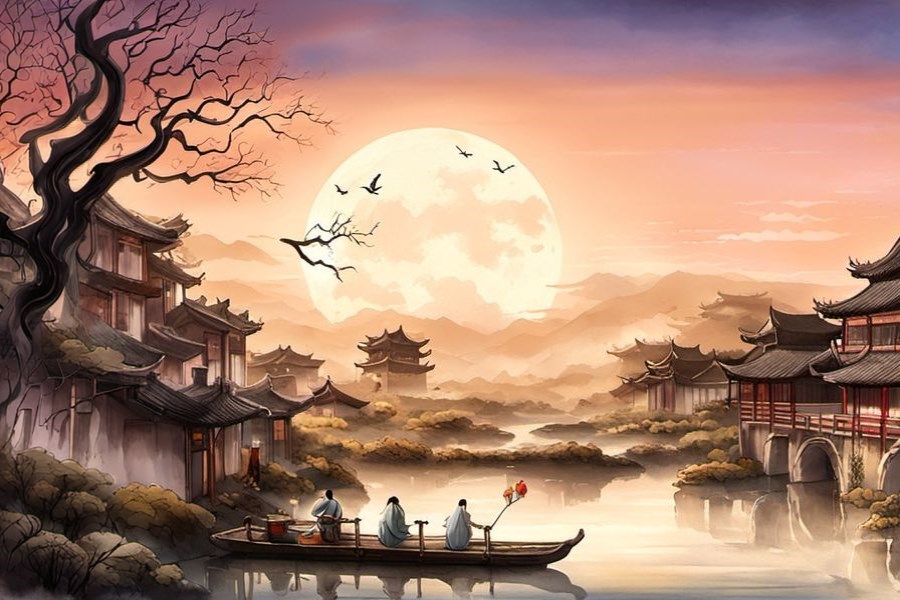 盖好了新房子