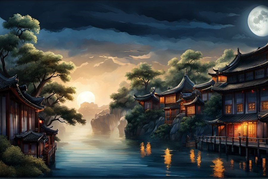 人多的热闹场面