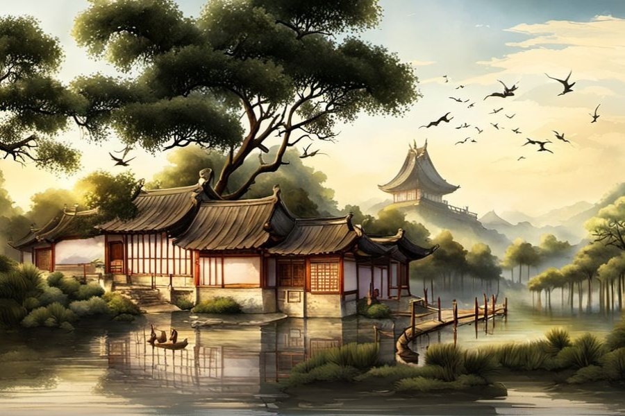 河水上涨还浑浊