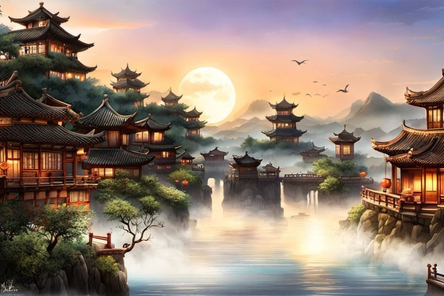 和初中同学一起上课