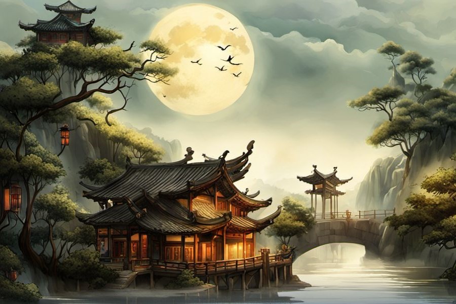 天空出现漂亮图案