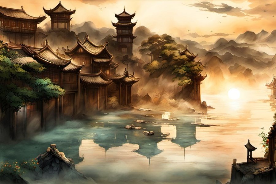 上山碰到狼群