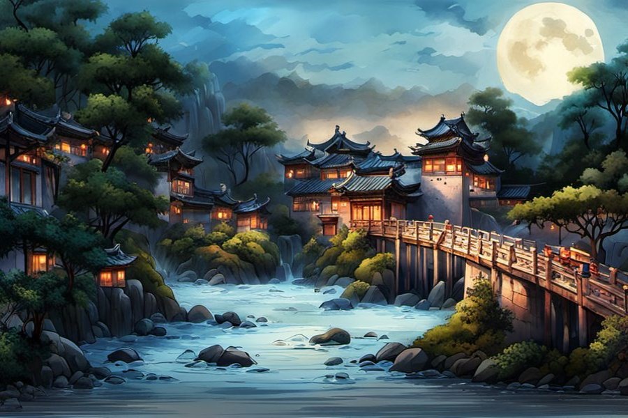 好多鸟在天上飞