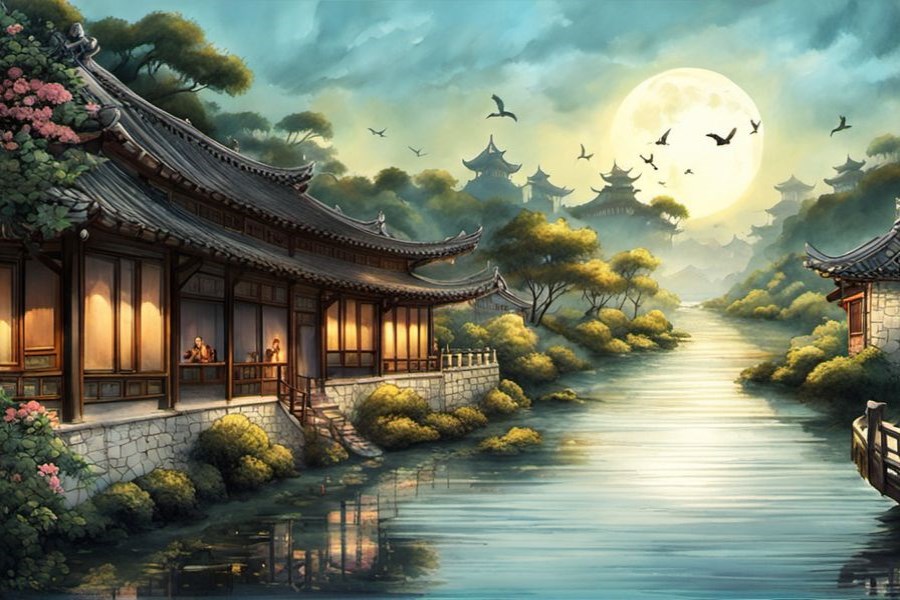 去世的外婆说话
