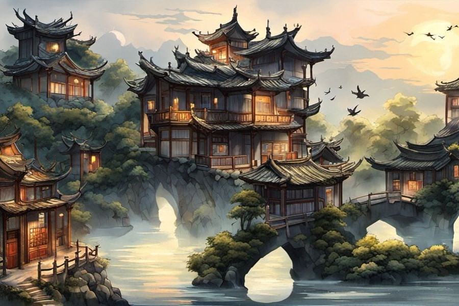 很多亲戚在一起
