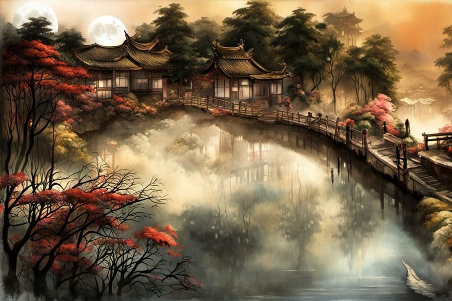 乌云密布天变黑了