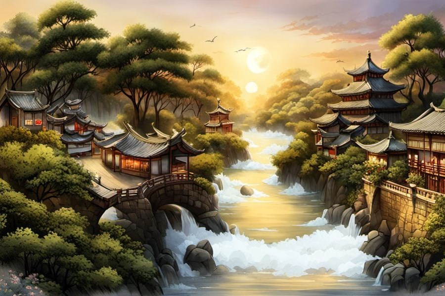 从树上摘果子吃