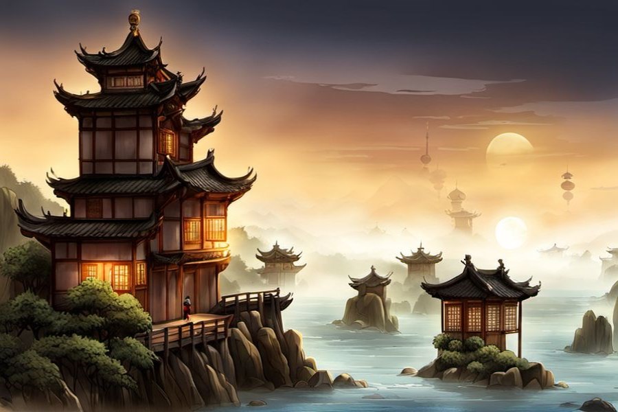 开船在水上行